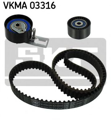 VKMA 03316 SKF Комплект (ремінь+ролики)1